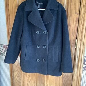 100% wool  Sz 18/20  Lane Bryant  off black/charcoal